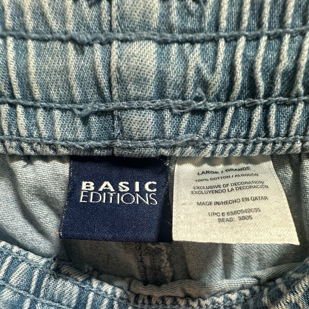 Basic Editions Vintage Casual Drawstring Floral E… - image 3